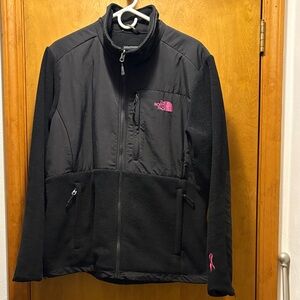 The North Face Women’s Black Jacket with Pink Accents